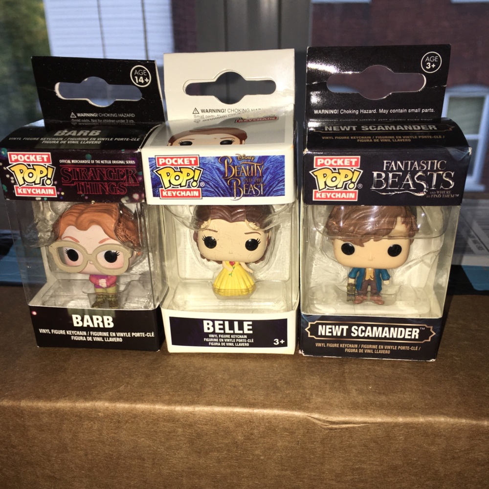 Cute mini Funko Pop keychains!